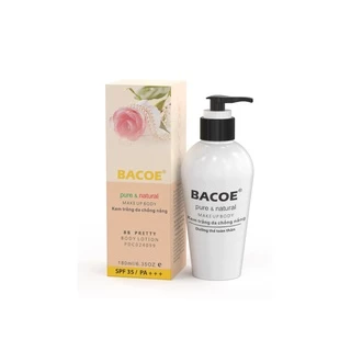 KEM BODY BACOE Kem Trắng da toàn thân, chống nắng BODY LOTION BACOE 180ml - Bán Sỉ