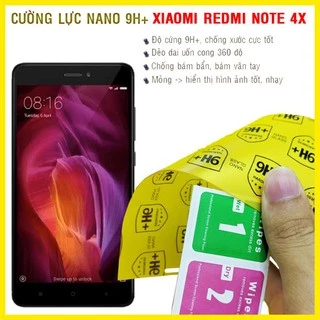 Dán cường lực dẻo nano Xiaomi Redmi Note 4X