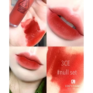 Son 3CE Lacquer #Null Set - Đỏ Gạch