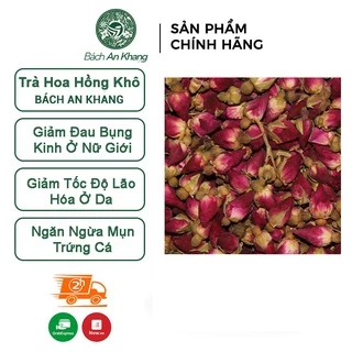 Trà hoa hồng sấy khô thượng hạng Bách An Khang 100gram