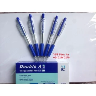 Combo 5 bút bi DoubleA TriTouch ngòi 0.7mm viết cực trơn