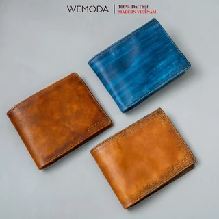 Ví Nam WEMODA chất liệu da bò Veg dáng ngang nhiều màu bảo hành 24 tháng