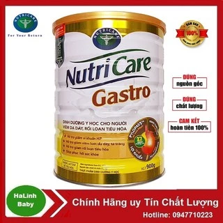 Sữa Nutricare Gastro 900g [Dành cho người viêm dạ dày và dối loạn tiêu hóa]