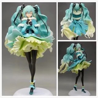 Mô hình nhân vật Vocaloid Miku anime chibi trang trí trưng bày đẹp