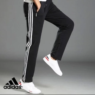 quần thể thao nam nữ dài adidas 3 sọc das ống rộng suông big size 2023