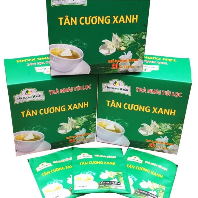 Trà túi lọc Tân Cương Xanh - Hương nhài