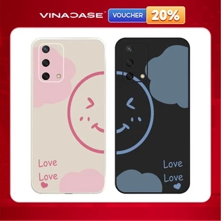 Ốp lưng Vina Case OPPO A1K/A3S/A54/A94/F9/ ....dẻo cạnh vuông bảo vệ camera hình Mặt cười love