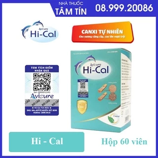 ( Tích điểm nhận quà ) HI-CAL Avisure Canxi Nano tự nhiên cho mẹ bầu (Hộp 60 Viên)