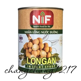 Nhãn Ngâm Nước Đường Nif Đóng Lon 560gr