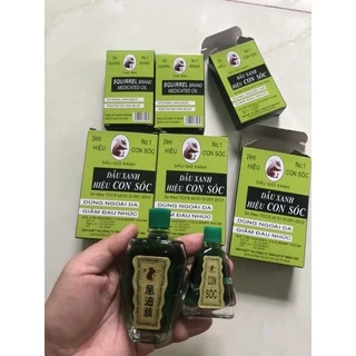 dầu con sóc 24 ml, dầu gió xanh hiệu con sóc chai lớn