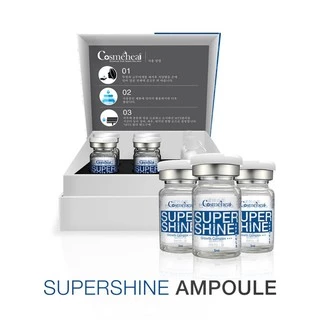 Tế Bào Gốc Căng Bóng Da CosmeHeal Super Shine Ampoule hộp 4 lọ