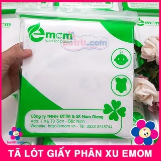 Gói Miếng Lót Phân Xu Emom Chống Thấm (25-30 tờ)