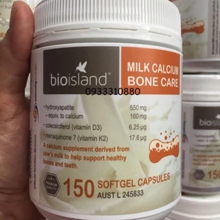 Viên uống Canxi milk BoneCare Bio island 150 viên ( Bonecare 150v )