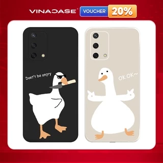 Ốp lưng Vina Case OPPO A1K/A3S/A54/A94/F9/ ....dẻo cạnh vuông bảo vệ camera hình Vịt cặp