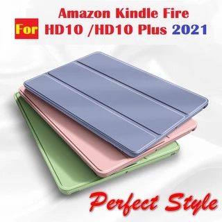 Bao da Amazon Kindle Fire HD10 2017 HD 10 2019 HD8 HD8 plus HD10 plus 2021 nắp nam châm có giá đỡ