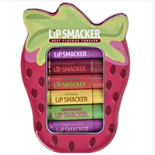 Son Dưỡng Môi Lip Smacker Set tiện dụng - Lip Smacker Fruity Strawberry Lip Balm – Son dưỡng set trái cây