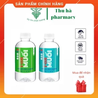 [CHÍNH HÃNG ]Nước súc miệng ion Muối hương Bạc hà và hương biển 680ml - FUJIWA