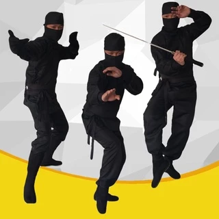 (Có Sẵn) Trang Phục Hoá Trang Thích Khách, Bộ Đồ Hoá Trang Ninja Nhẫn Giả