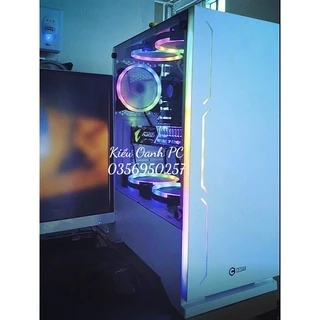 Vỏ Case CESAR SNOW White , Black ATX (No Fan) - CÉSAR SNOW | VIETTECH X19W, X19B Hunter (No Fan)