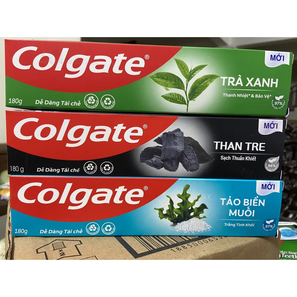 KEM ĐÁNH RĂNG COLGATE THIÊN NHIÊN TRẮNG TINH KHÔI 180g