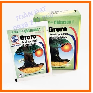 Phân bón Groro Chitosan (gói 10ml) kích ra rễ cực mạnh