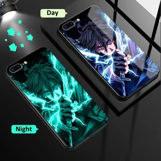 Ốp iPhone 15 Pro Max Luminous điện thoại thích hợp cho iPhone 15 iPhone 14 Pro Max iPhone 13 13 Pro Max 11 11 Pro Max iPhone 7 Plus 8 Plus Anime Naruto Sasuke Cartoon Fashion Hard Casing