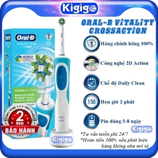 Bàn chải điện Oral B Vitality CrossAction - Bàn chải đánh răng điện Oral B chính hãng Máy đánh răng cho mọi người CRA02