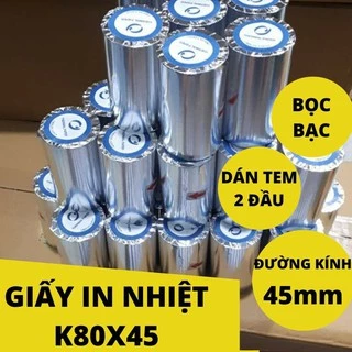 Thùng GIẤY IN NHIỆT giấy in hóa đơn, giấy in bill k80 ( 80mm )