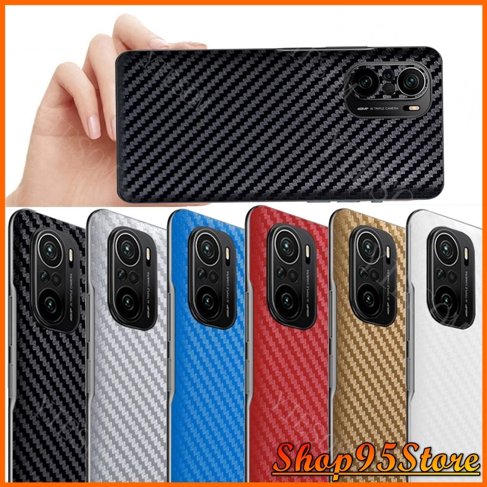 Dán Skin carbon Màu Xiaomi Redmi K40 pro K40 Gaming K30 Pro K20 Pro Note 10 10 pro Note 9s Poco x3 Pro mi 11 lite 4g 5g