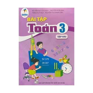 Sách - Bài tập toán 3 tập 2 ( Cánh diều ) + Bán kèm 1 tẩy chì