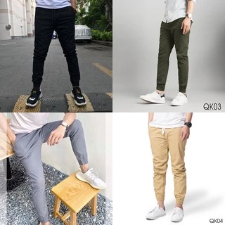 Quần Jogger Kaki Trơn Nam Nữ Unisex