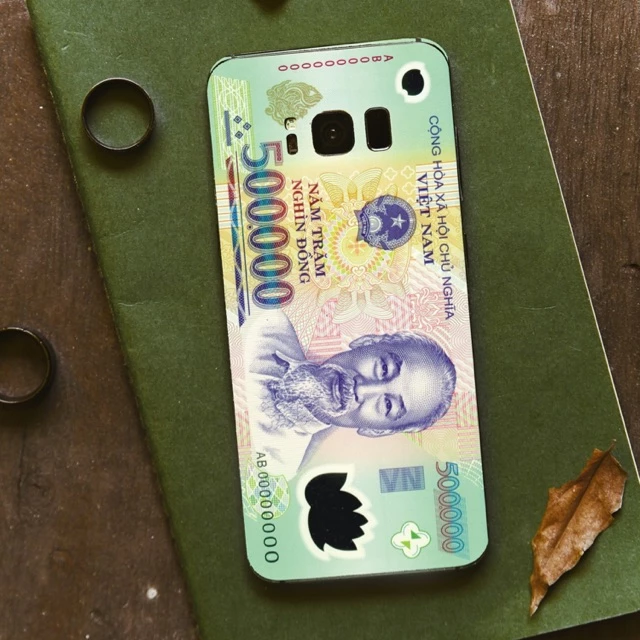 Miếng Dán Skin Iphone Samsung Oppo Tiền 500k