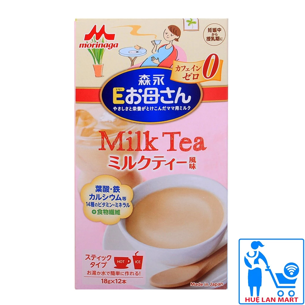 Sữa Bột Morinaga Hương Vị Milk Tea Hộp 216g (Phụ nữ mang thai và cho con bú)