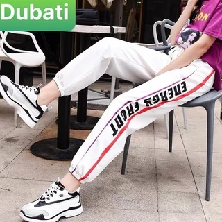 QUẦN JOGGER  VIỀN CHỮ ĐÙI CHẤT NỈ DA CÁ NAM NỮ CÓ BO HOT TREND 2022 -DUBATI FASHION