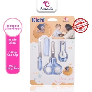 Bộ cắt móng tay trẻ em kichilachi cao cấp, dụng cụ cắt móng tay cho bé chính hãng - jamiebaby chăm sóc trẻ sơ sinh