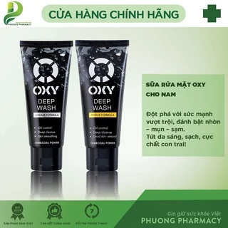 Sữa rửa mặt OXy sạch sâu ngừa mụn kiểm soát nhờn lọ 100gr