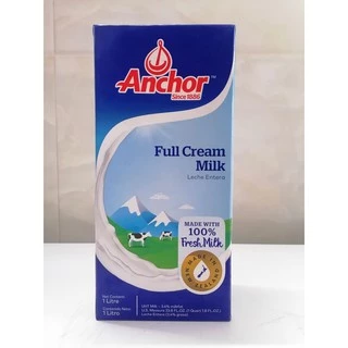 [Hộp 1 Lít – FULL CREAM] SỮA TƯƠI NGUYÊN KEM [New Zealand] ANCHOR UHT Milk (halal)