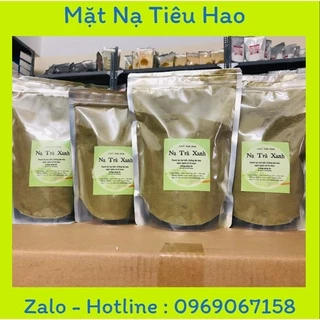 Gói 1000g bột đắp mặt nạ trà xanh nguyên chất handmade