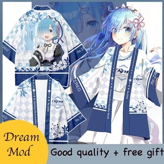 Áo choàng kimono hóa trang nhân vật Anime Rem Haori độc đáo