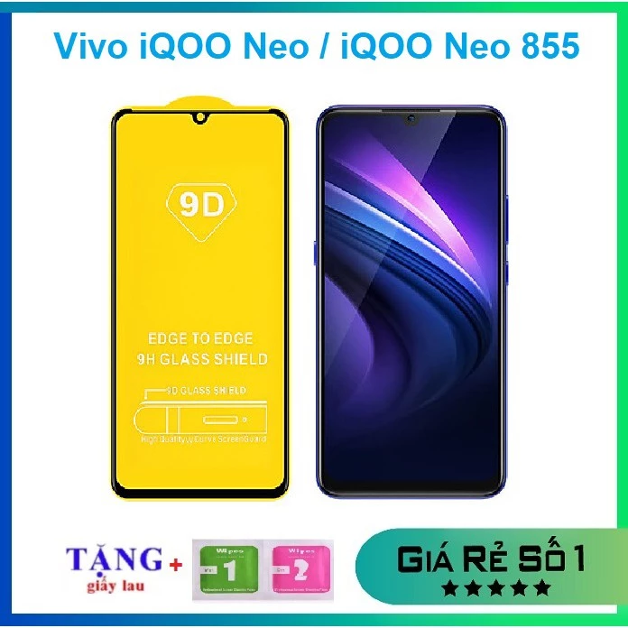 Kính cường lực Vivo iQoo Neo / iQoo Neo 855 / Y17S 4G (Full Màn, Full Keo)