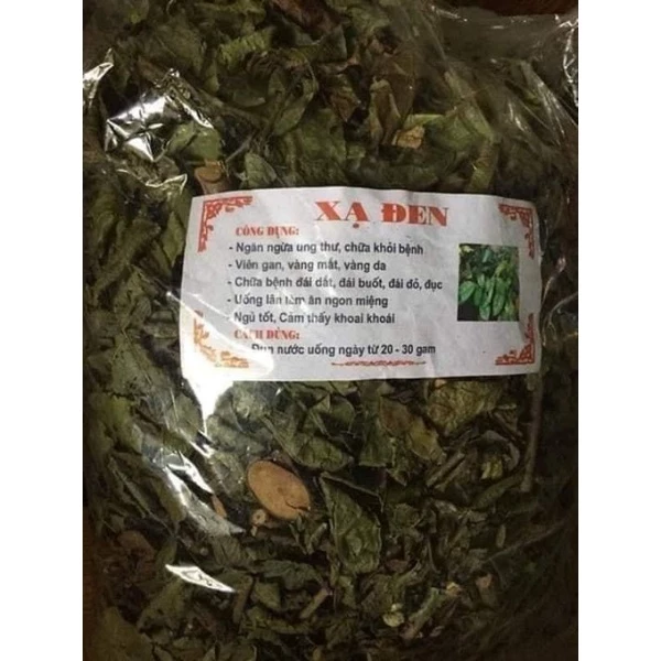 LÁ CÂY XẠ ĐEN PHƠI KHÔ 1KG