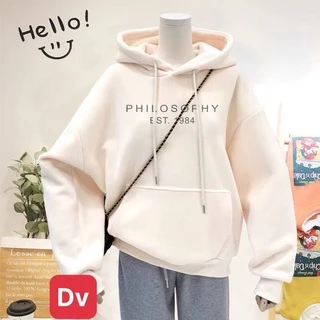 Áo Hoodie chữ PHILSOOPHY mũ 2 lớp siêu đẹp