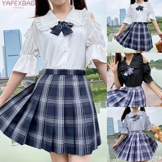 Girls Student Lolita Style Cute Collar Shirts JK Blouse Short Sleeve Tops Summer hot sale 2022