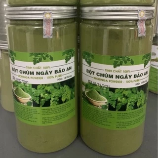 Bột lá chùm ngây hộp 500g sấy lạnh nguyên chất