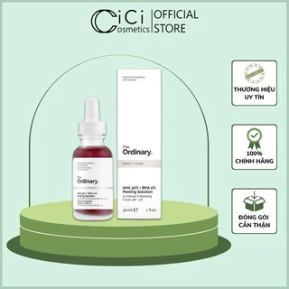 Tinh Chất Peel Da The Ordinary AHA 30% + BHA 2% Loại Bỏ Tế Bào Chết, Giảm Mụn, Dưỡng Trắng, Mờ Thâm 30ml CICI2022TDC04