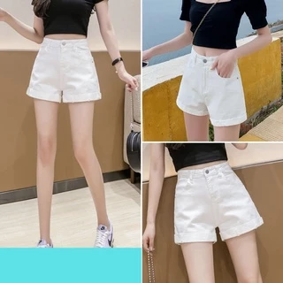 Quần đùi nữ, quần short nữ kaki basic hàn quốc màu đen size S M L SKUQ-09B  1990clother