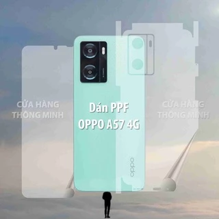 Tấm dán Oppo A57/Oppo A77S dán PPF mặt trước/dán mặt sau/dán màn hình/dán mặt lưng Full viền chuẩn