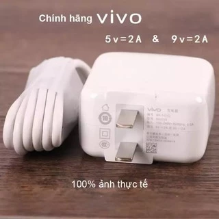 Bộ Sạc Nhanh Vivo 18W Cho Các Máy Vivo, Sạc Điện Thoại Vivo 9V-2A, Sạc Nhanh Quick Charge