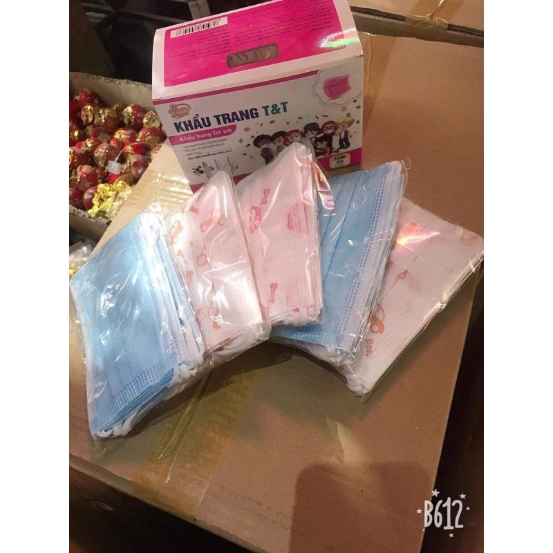 combo 10 hộp khẩu trang trẻ em
