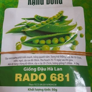 Hạt Giống Đậu Hà Lan Rạng Đông 50gram